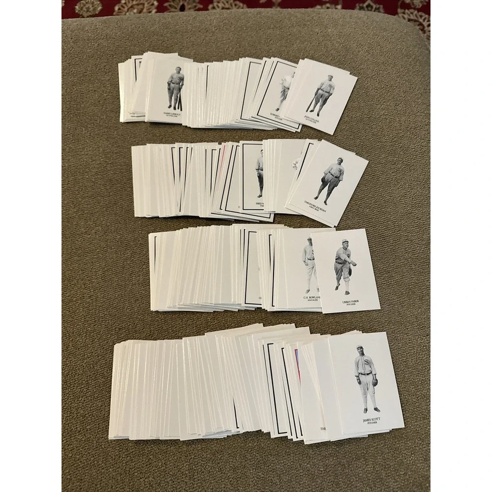 Lot Of 216 Chicago White Sox Small Trading Cards - Baseball Players (TD)